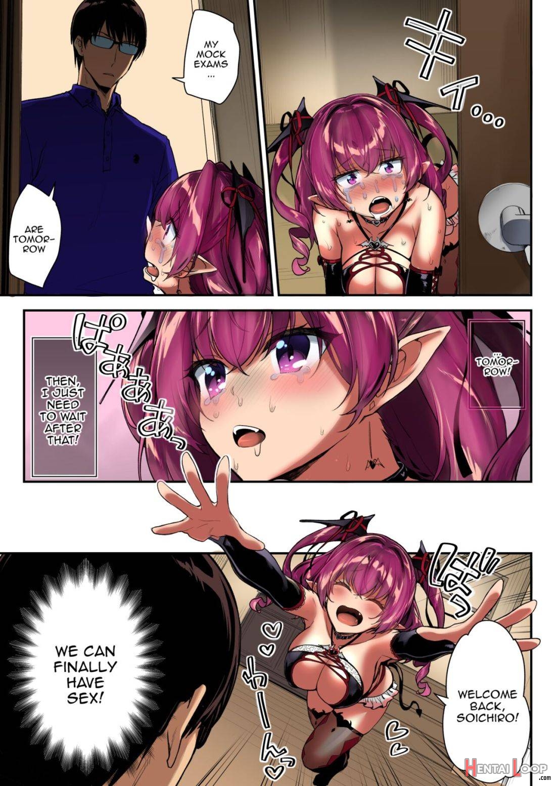 Zako Succubus-chan Wa Semen Ga Hoshii No! – Colorized page 20